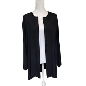 Vintage Compagnie Internationale Express Black Long Blouse S